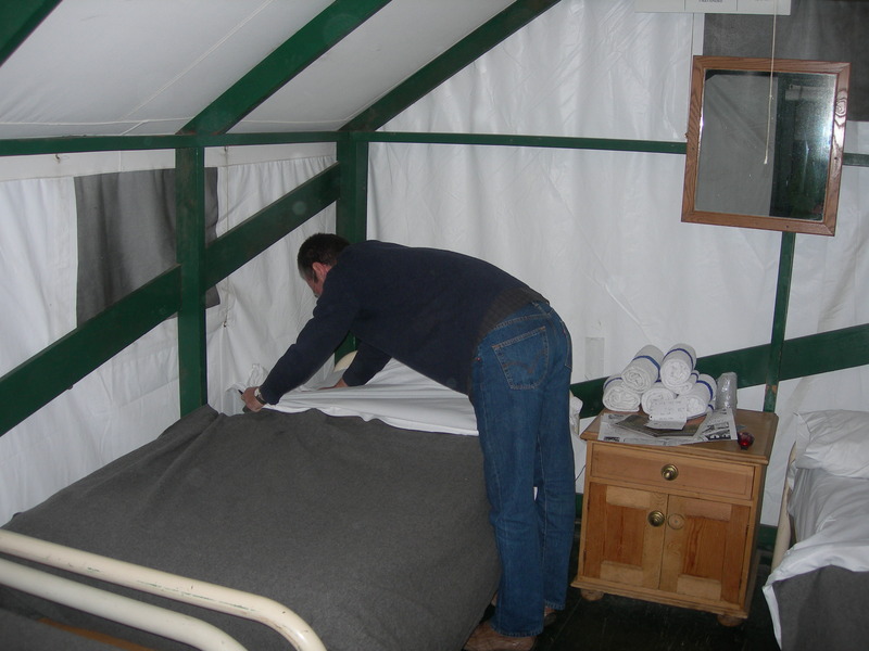 Rienko in Curry Village tent cabin